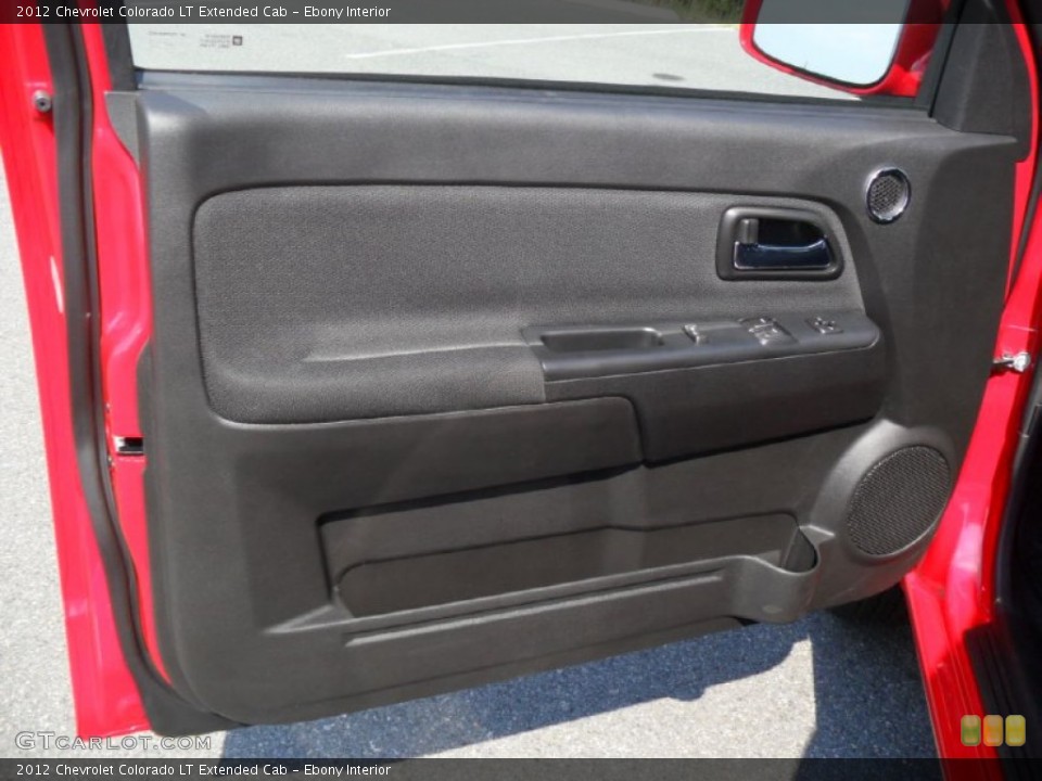 Ebony Interior Door Panel for the 2012 Chevrolet Colorado LT Extended Cab #53776219