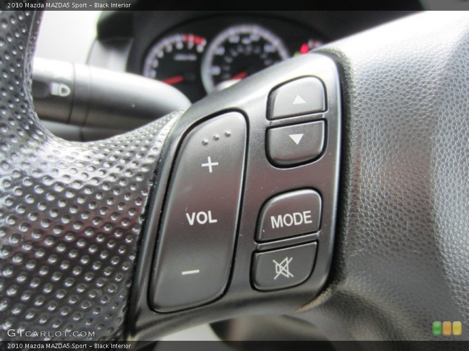 Black Interior Controls for the 2010 Mazda MAZDA5 Sport #53776282