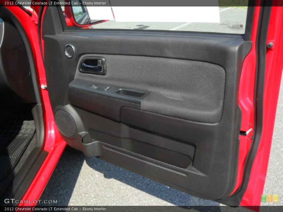 Ebony Interior Door Panel for the 2012 Chevrolet Colorado LT Extended Cab #53776291