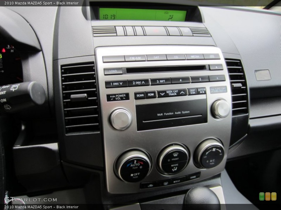 Black Interior Controls for the 2010 Mazda MAZDA5 Sport #53776294