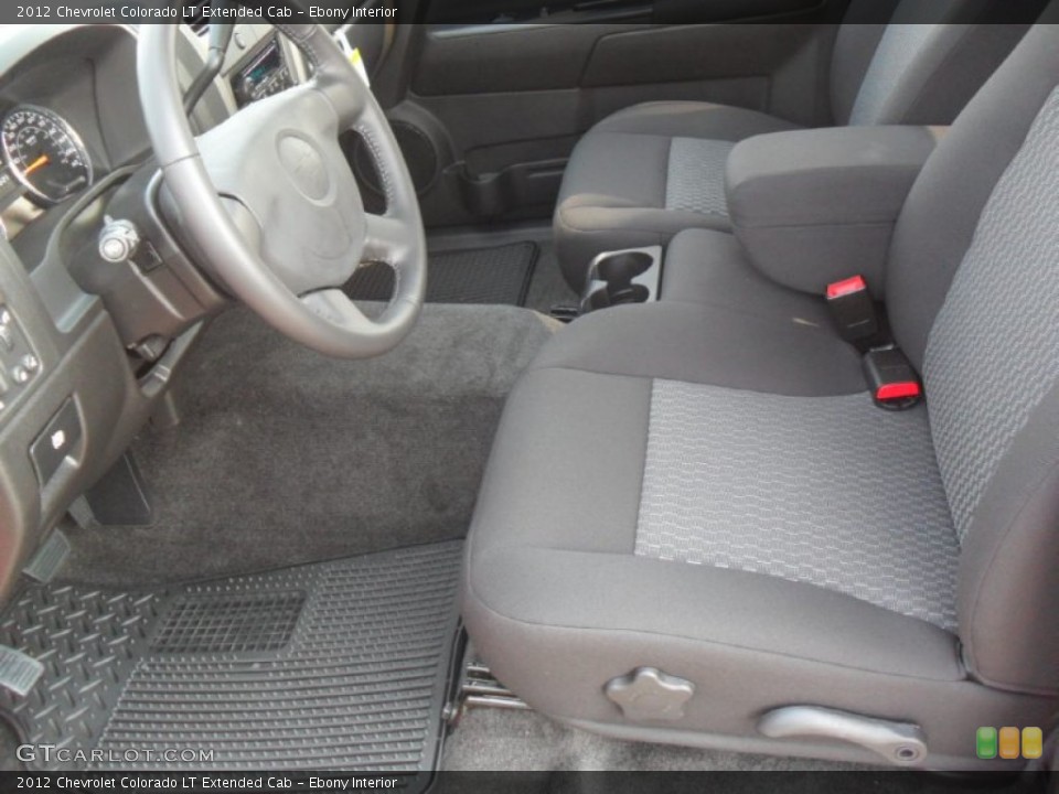 Ebony Interior Photo for the 2012 Chevrolet Colorado LT Extended Cab #53776354