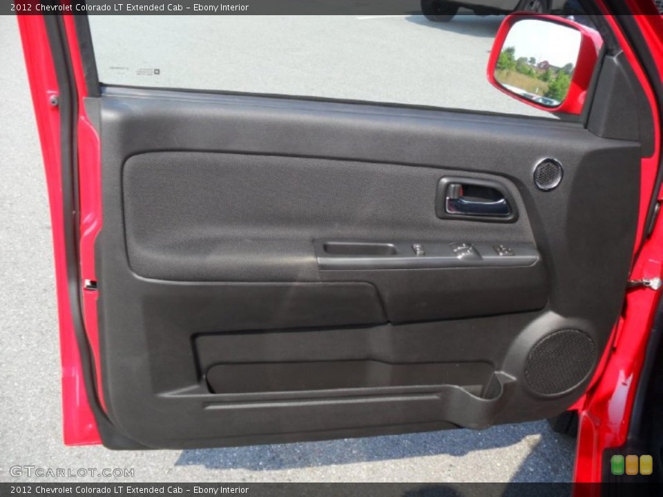 Ebony Interior Door Panel for the 2012 Chevrolet Colorado LT Extended Cab #53776366