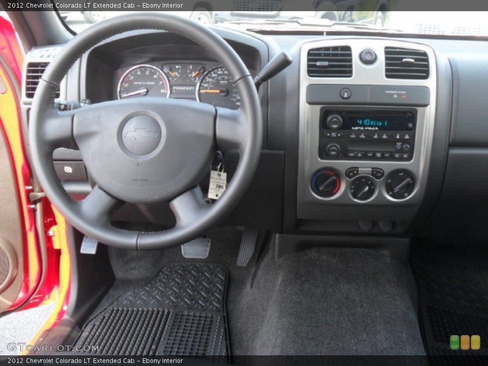 Ebony Interior Dashboard for the 2012 Chevrolet Colorado LT Extended Cab #53776393