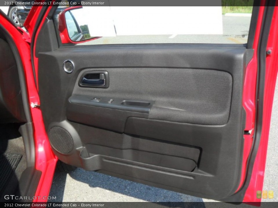 Ebony Interior Door Panel for the 2012 Chevrolet Colorado LT Extended Cab #53776432