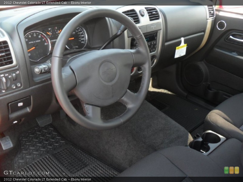 Ebony Interior Prime Interior for the 2012 Chevrolet Colorado LT Extended Cab #53776456