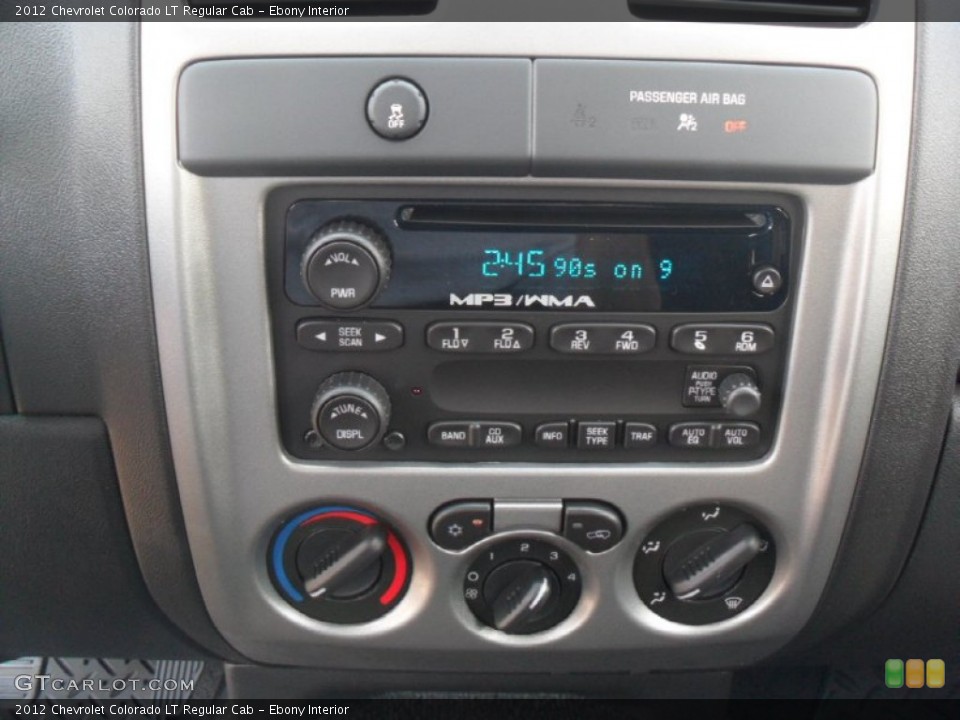 Ebony Interior Audio System for the 2012 Chevrolet Colorado LT Regular Cab #53776804