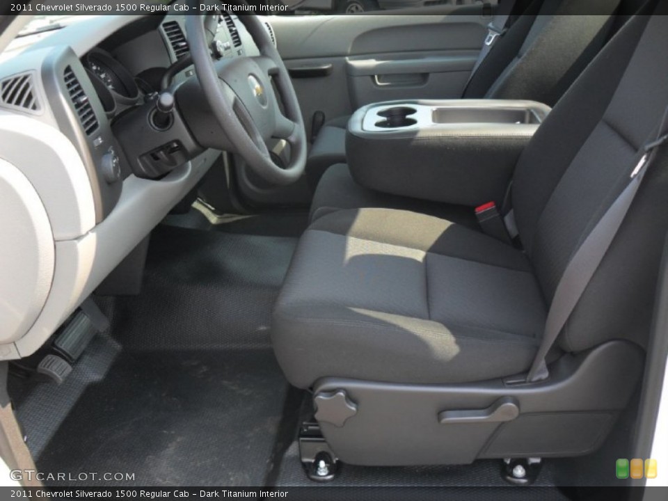 Dark Titanium Interior Photo for the 2011 Chevrolet Silverado 1500 Regular Cab #53777326