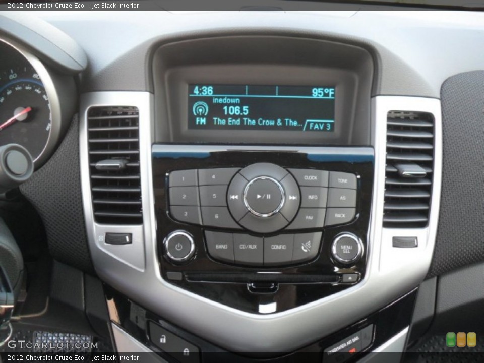 Jet Black Interior Controls for the 2012 Chevrolet Cruze Eco #53777605