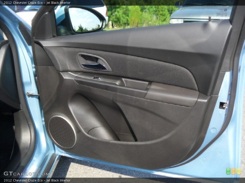 Jet Black Interior Door Panel for the 2012 Chevrolet Cruze Eco #53777737