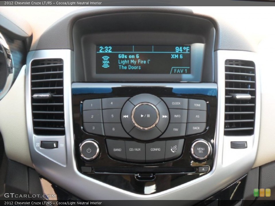 Cocoa/Light Neutral Interior Controls for the 2012 Chevrolet Cruze LT/RS #53777908