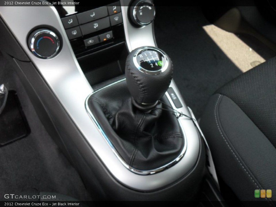 Jet Black Interior Transmission for the 2012 Chevrolet Cruze Eco #53778193