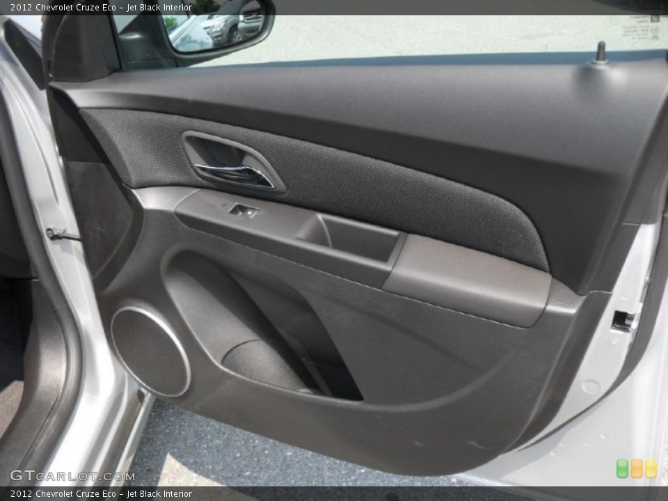 Jet Black Interior Door Panel for the 2012 Chevrolet Cruze Eco #53778340