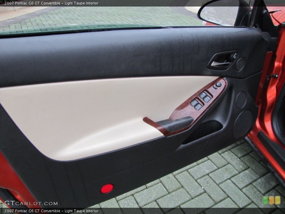 Light Taupe Interior Door Panel for the 2007 Pontiac G6 GT Convertible #53778466