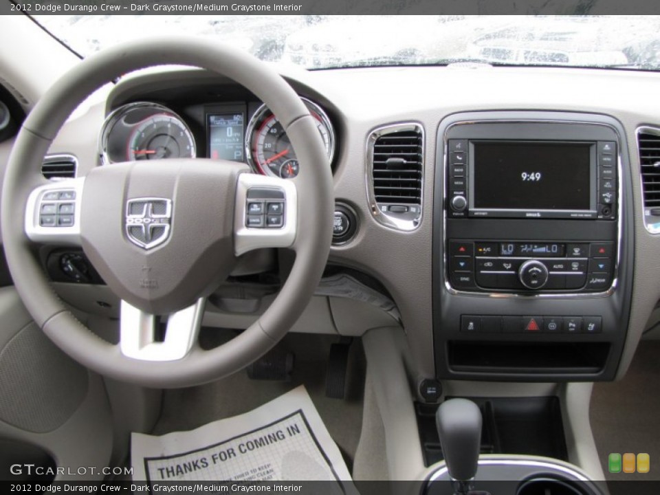 Dark Graystone/Medium Graystone Interior Dashboard for the 2012 Dodge Durango Crew #53779298