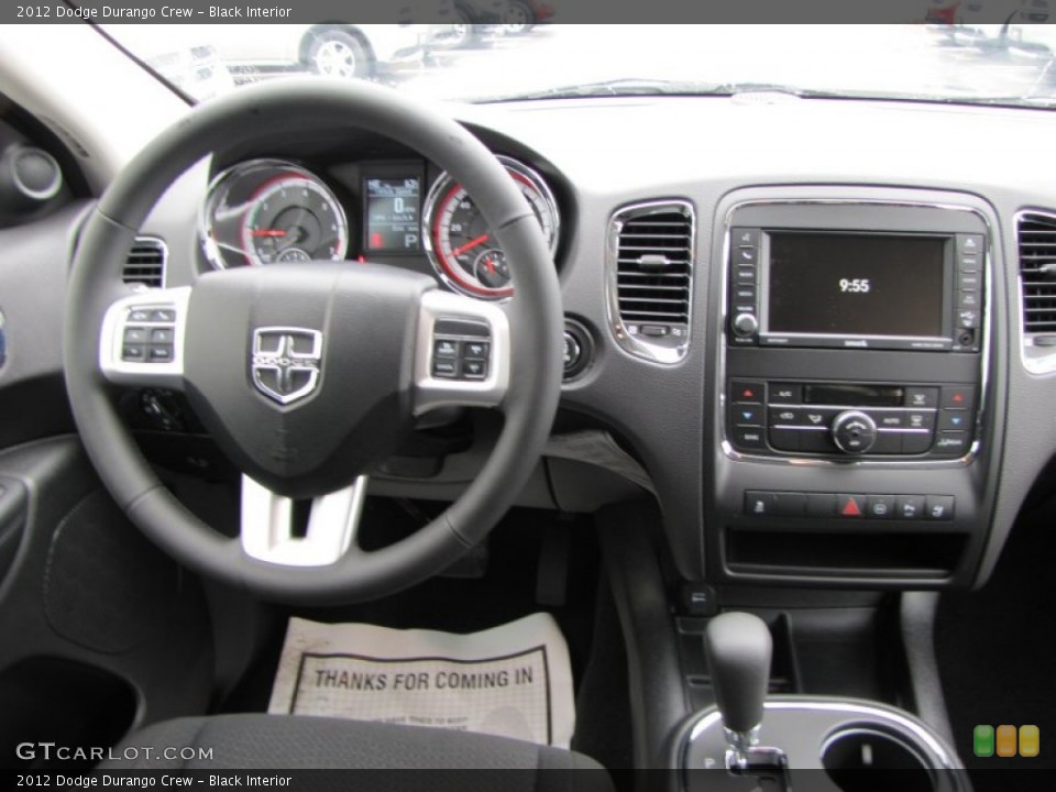 Black Interior Dashboard for the 2012 Dodge Durango Crew #53779462
