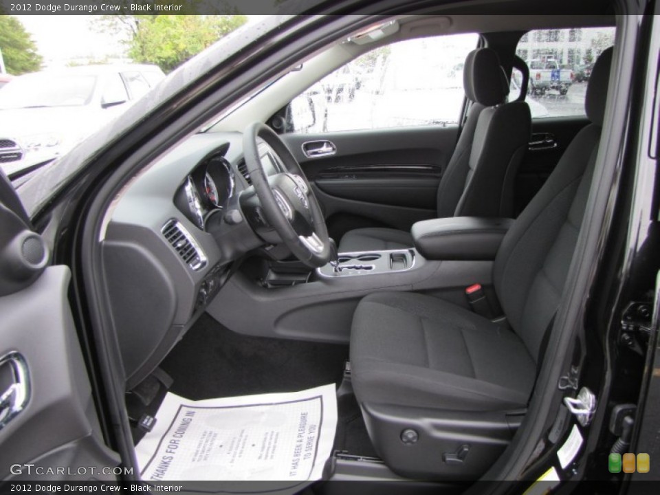 Black Interior Photo for the 2012 Dodge Durango Crew #53779561