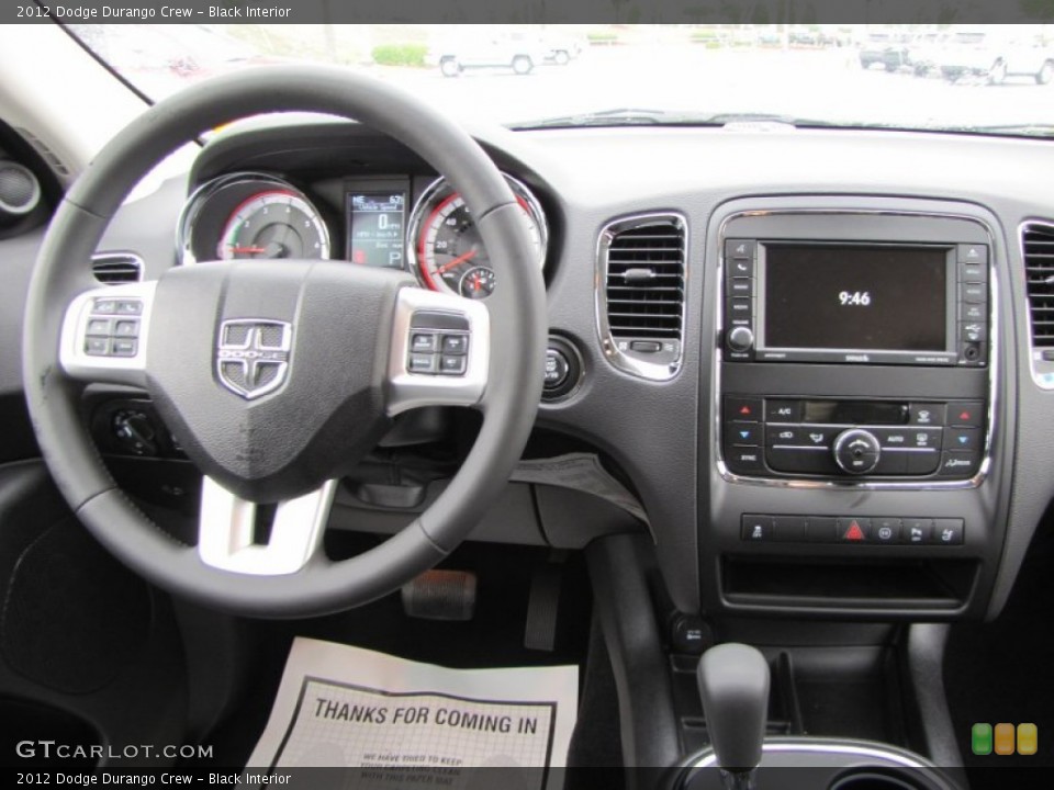 Black Interior Dashboard for the 2012 Dodge Durango Crew #53779606