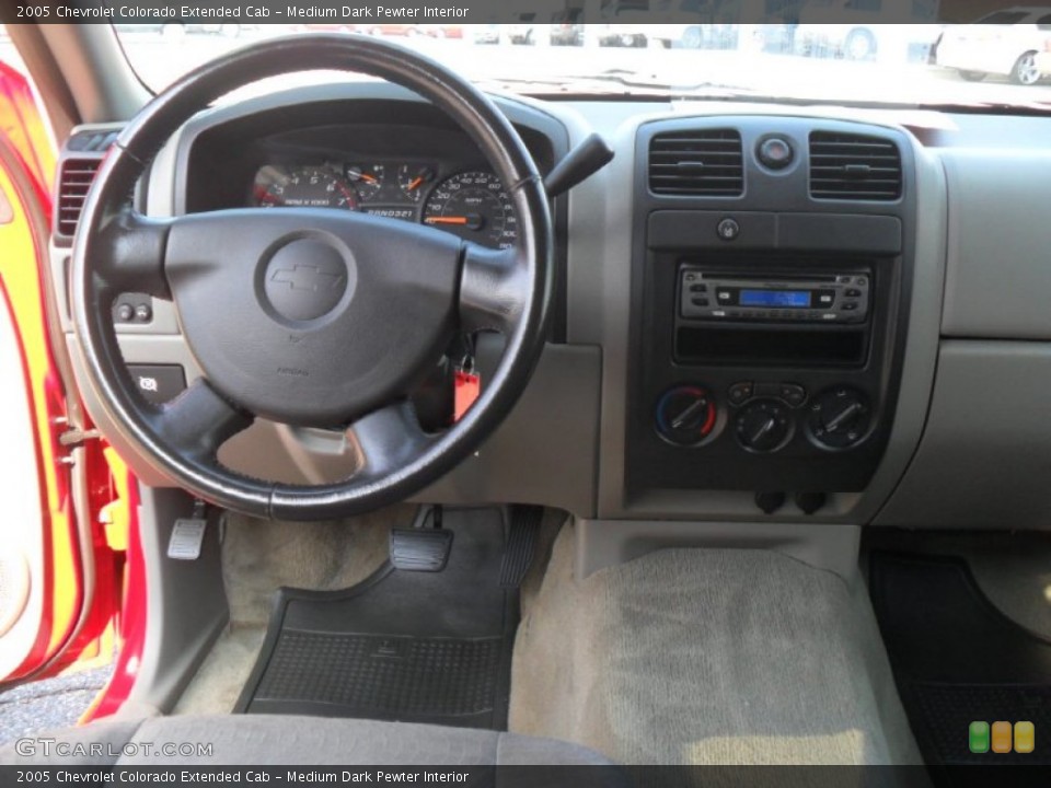 Medium Dark Pewter Interior Dashboard for the 2005 Chevrolet Colorado Extended Cab #53779726