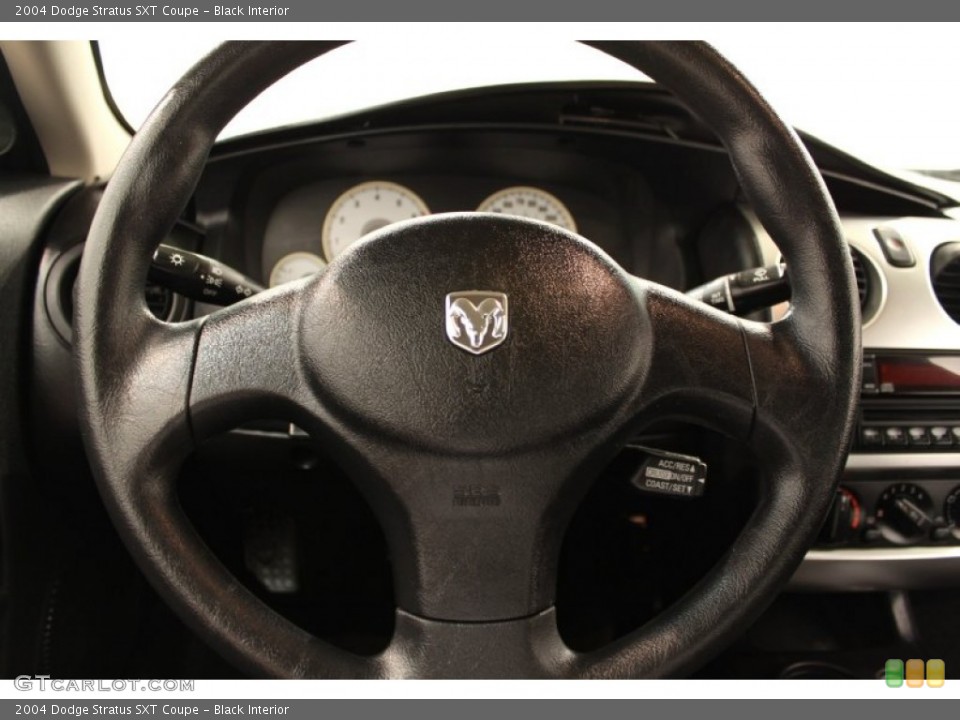 Black Interior Steering Wheel for the 2004 Dodge Stratus SXT Coupe #53779945