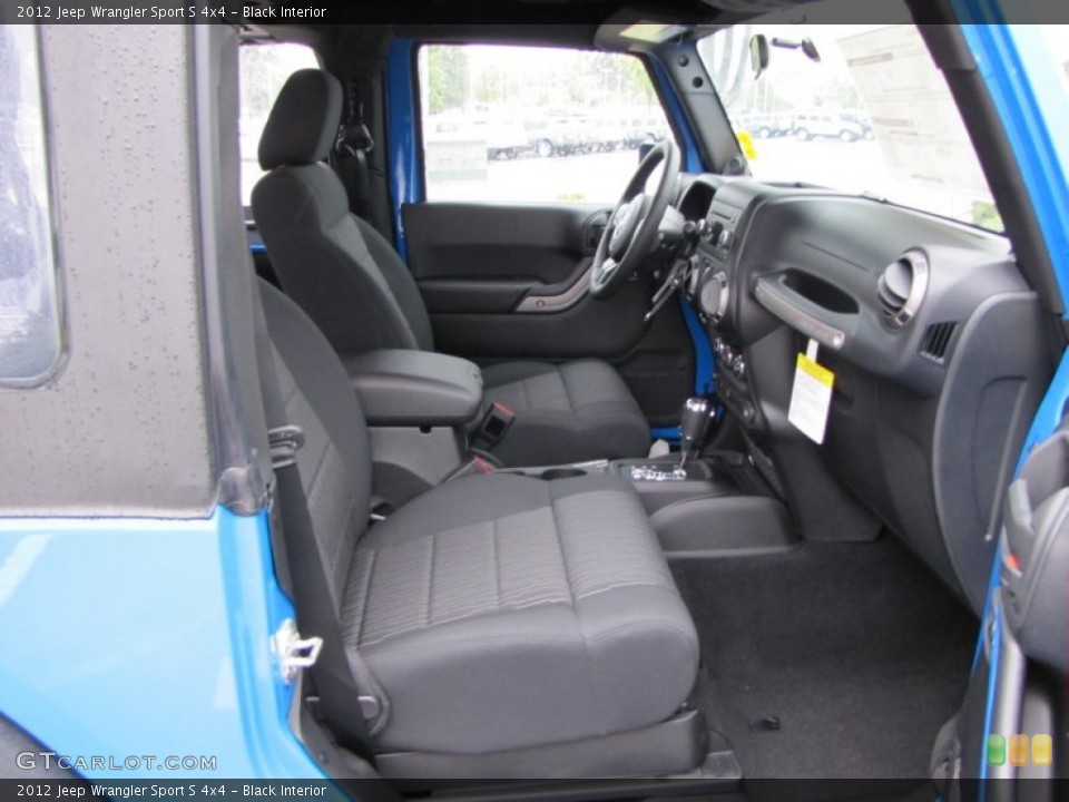 Black Interior Photo for the 2012 Jeep Wrangler Sport S 4x4 #53780083