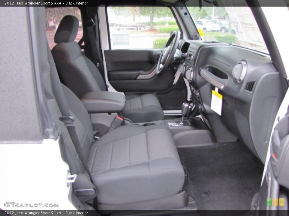 Black Interior Photo for the 2012 Jeep Wrangler Sport S 4x4 #53780386