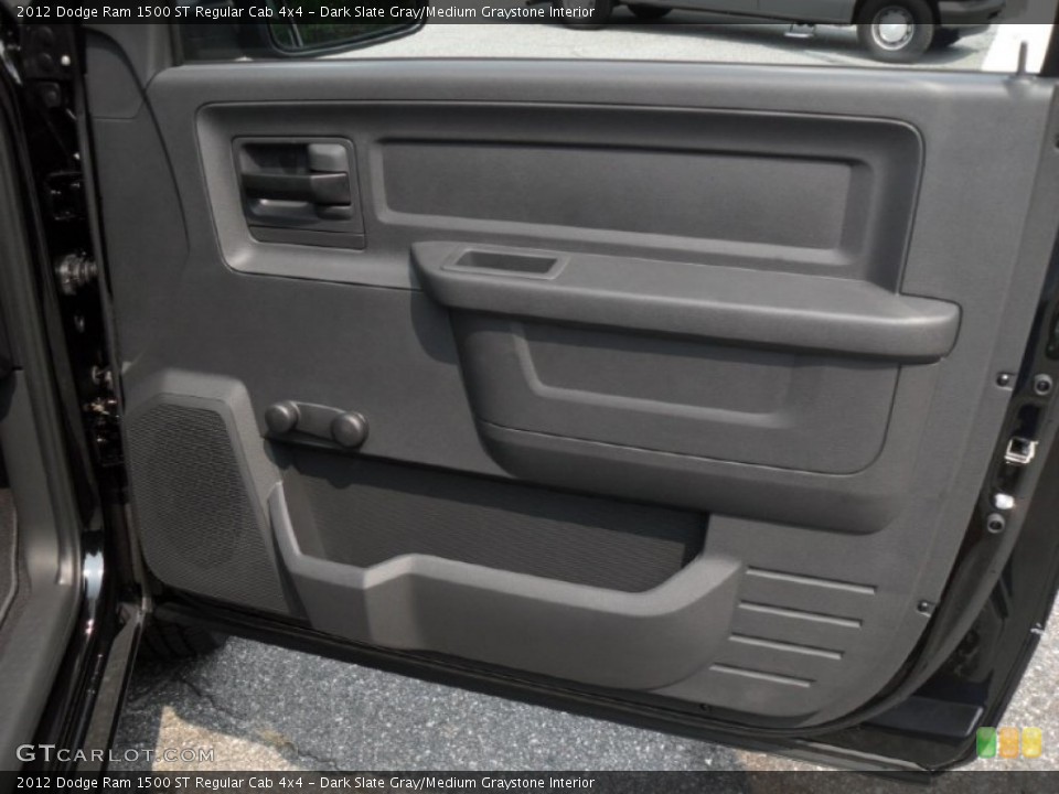 Dark Slate Gray/Medium Graystone Interior Door Panel for the 2012 Dodge Ram 1500 ST Regular Cab 4x4 #53781544
