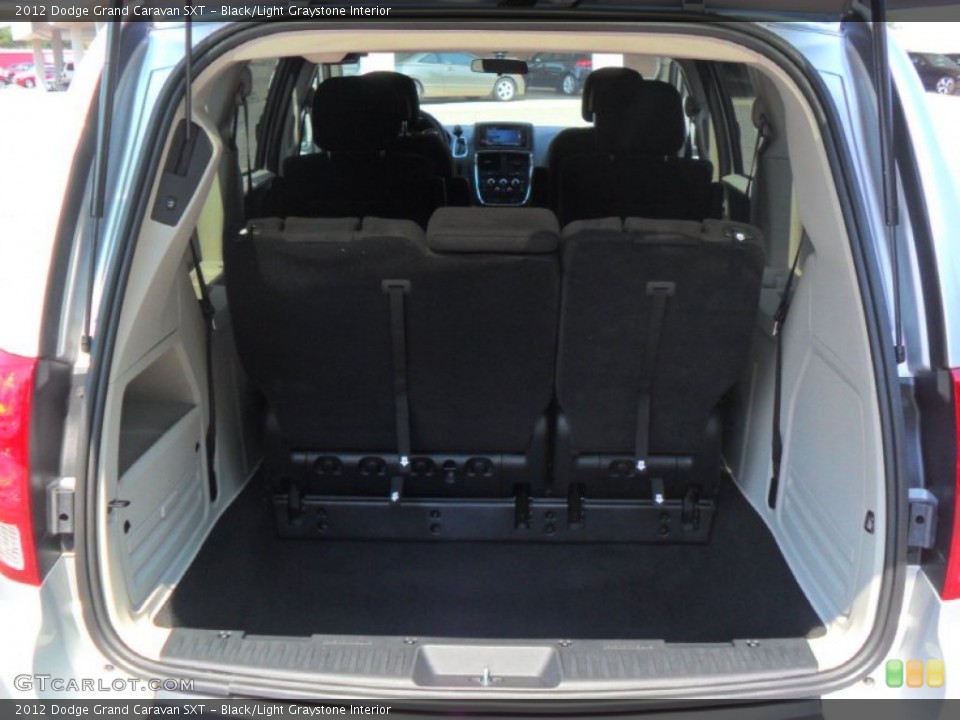 Black/Light Graystone Interior Trunk for the 2012 Dodge Grand Caravan SXT #53781811