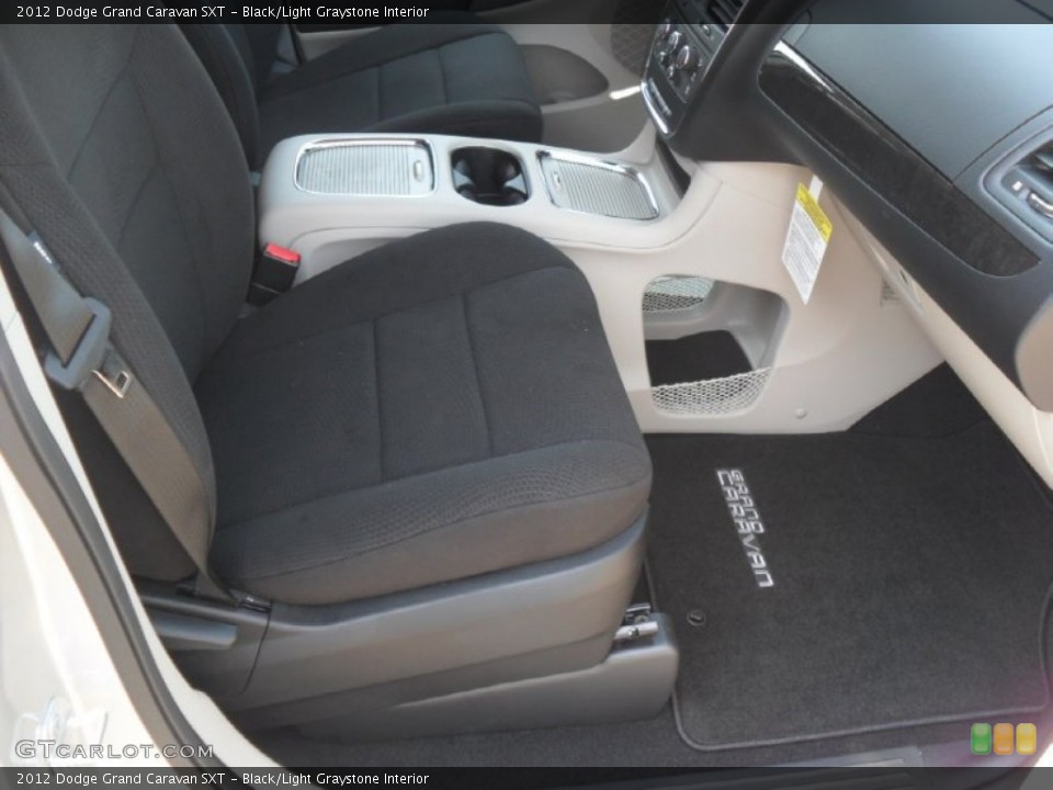 Black/Light Graystone Interior Photo for the 2012 Dodge Grand Caravan SXT #53781841