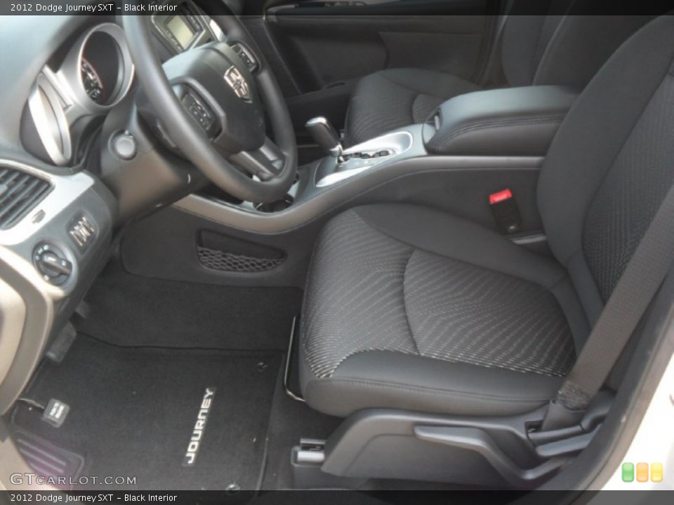 Black Interior Photo for the 2012 Dodge Journey SXT #53782002