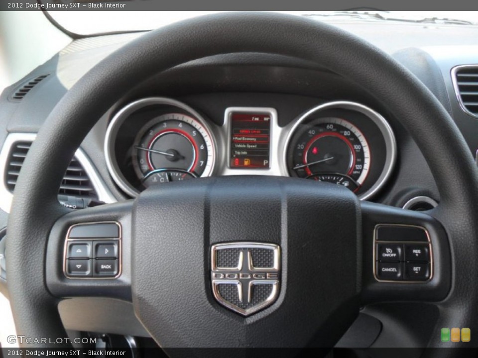 Black Interior Controls for the 2012 Dodge Journey SXT #53782056