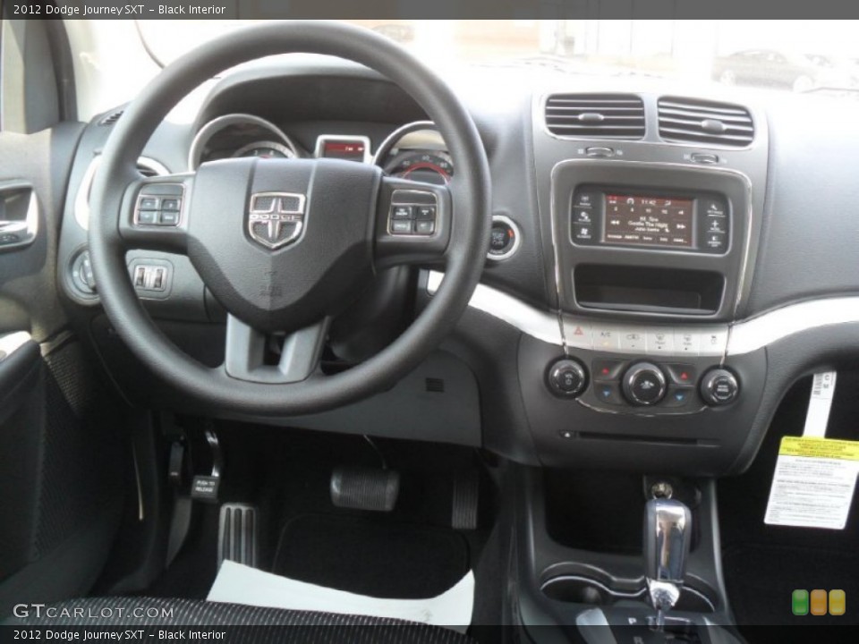 Black Interior Dashboard for the 2012 Dodge Journey SXT #53782093