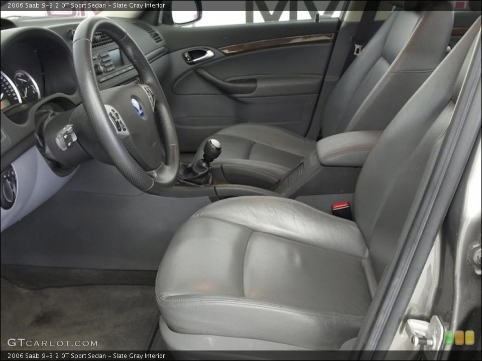 Slate Gray Interior Photo for the 2006 Saab 9-3 2.0T Sport Sedan #53782114