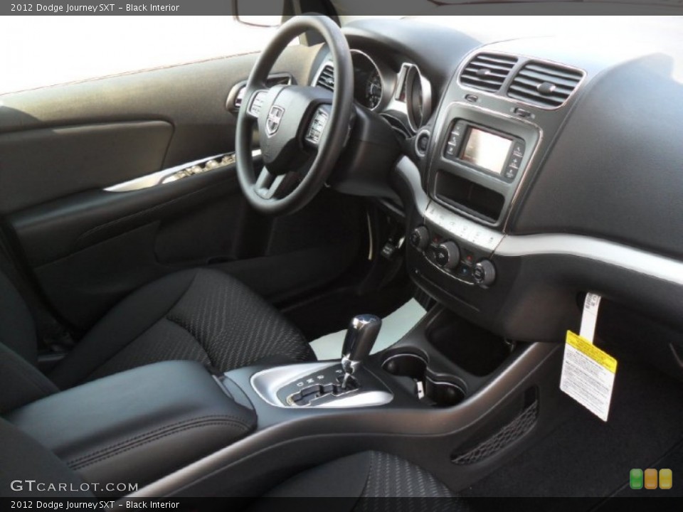 Black Interior Dashboard for the 2012 Dodge Journey SXT #53782162