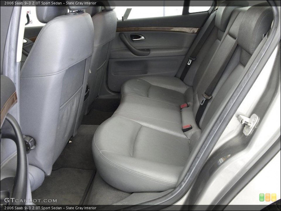 Slate Gray Interior Photo for the 2006 Saab 9-3 2.0T Sport Sedan #53782237