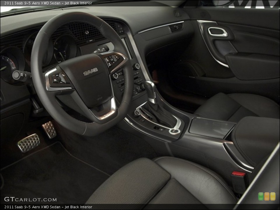 Jet Black Interior Photo for the 2011 Saab 9-5 Aero XWD Sedan #53782393