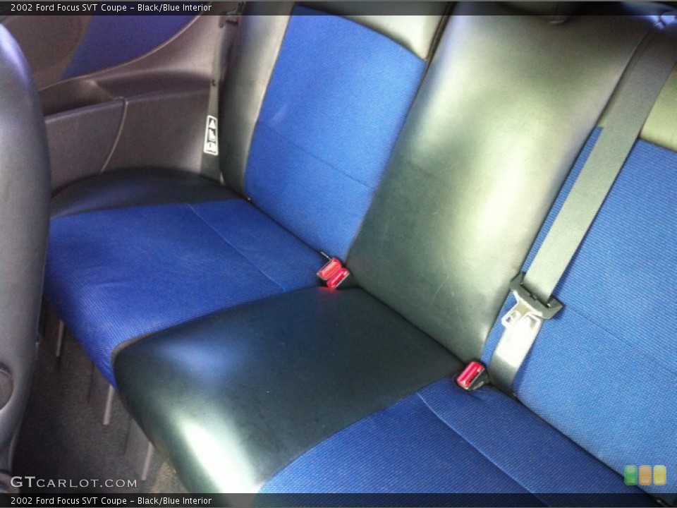 Black/Blue 2002 Ford Focus Interiors