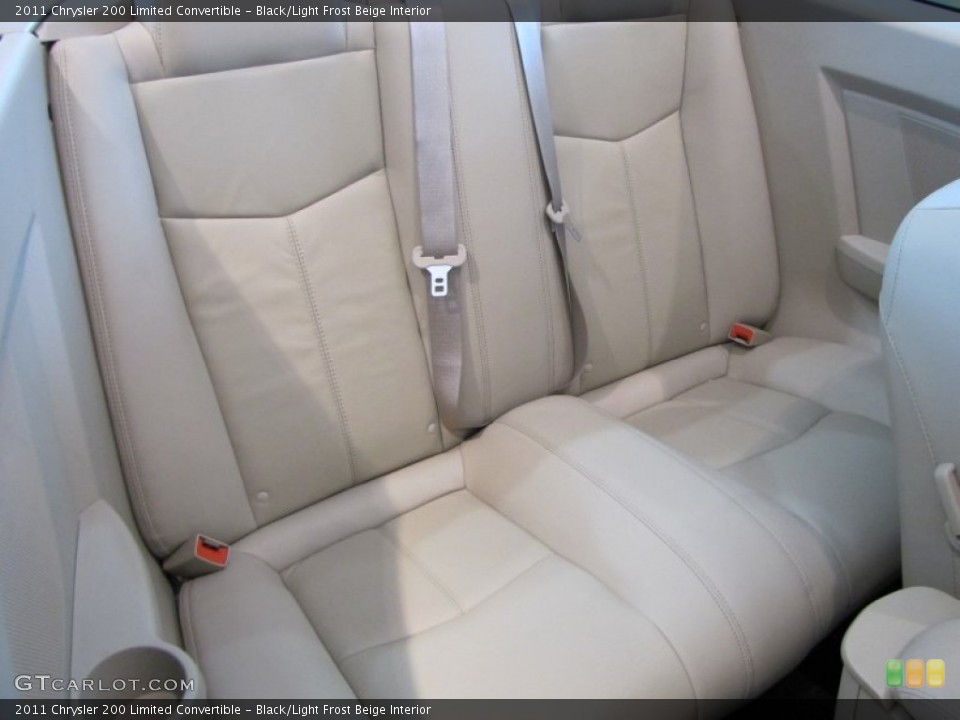 Black/Light Frost Beige Interior Photo for the 2011 Chrysler 200 Limited Convertible #53783572