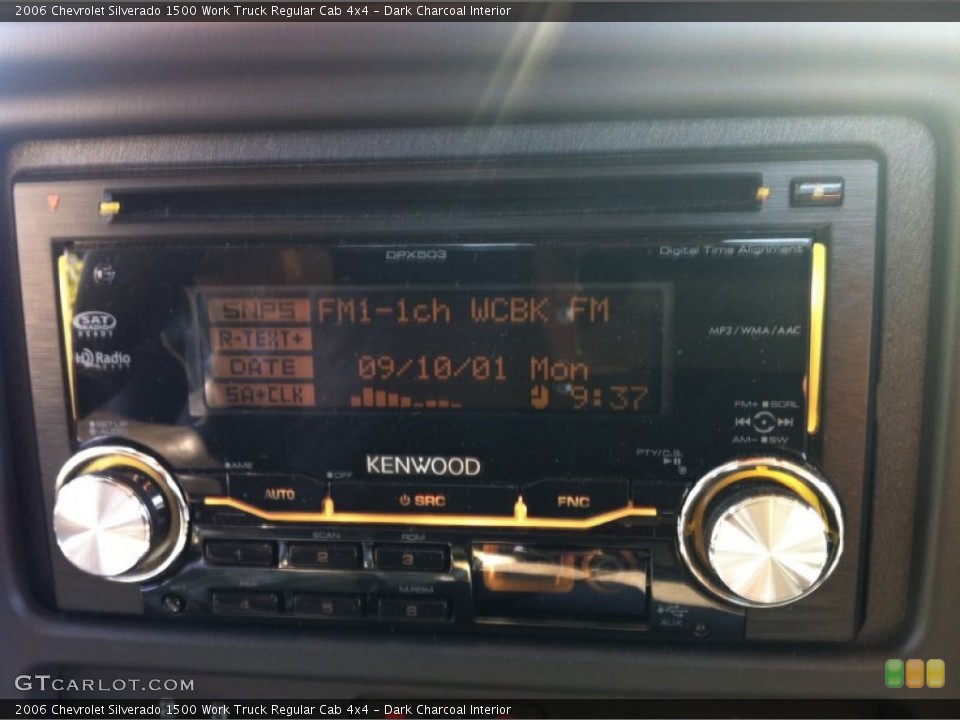 Dark Charcoal Interior Audio System for the 2006 Chevrolet Silverado 1500 Work Truck Regular Cab 4x4 #53785708