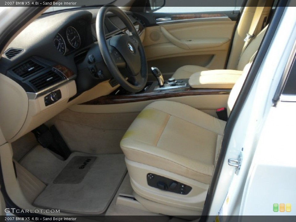 Sand Beige Interior Photo for the 2007 BMW X5 4.8i #53785780
