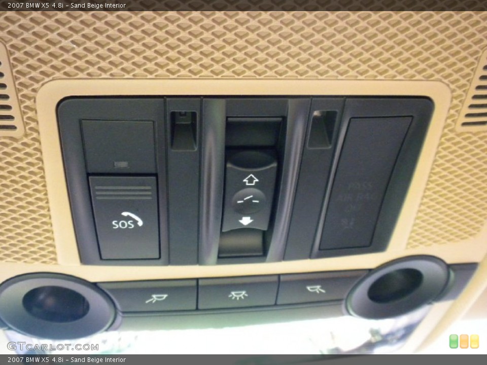 Sand Beige Interior Controls for the 2007 BMW X5 4.8i #53785845