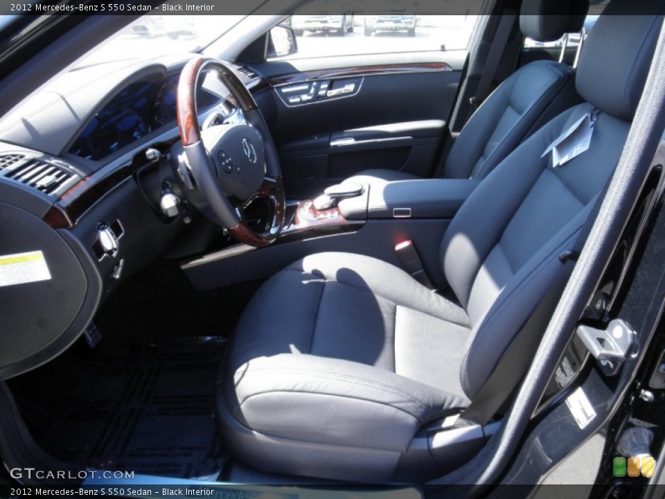 Black Interior Photo for the 2012 Mercedes-Benz S 550 Sedan #53788162