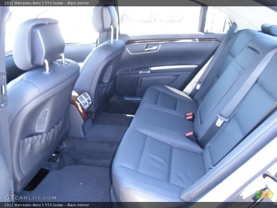 Black Interior Photo for the 2012 Mercedes-Benz S 550 Sedan #53788174