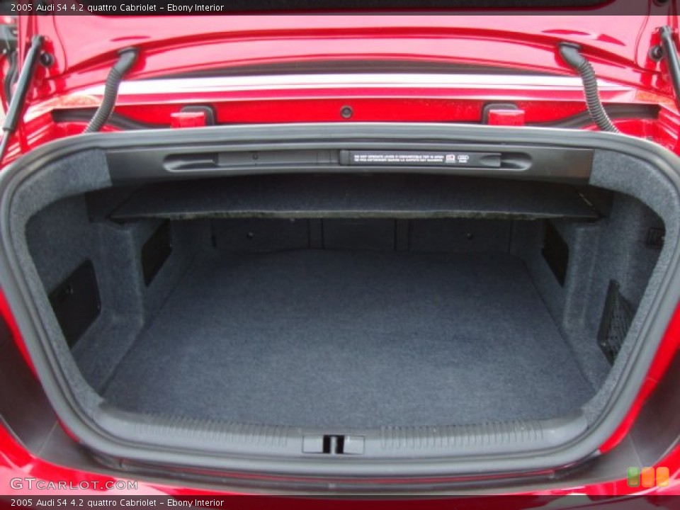 Ebony Interior Trunk for the 2005 Audi S4 4.2 quattro Cabriolet #53791424