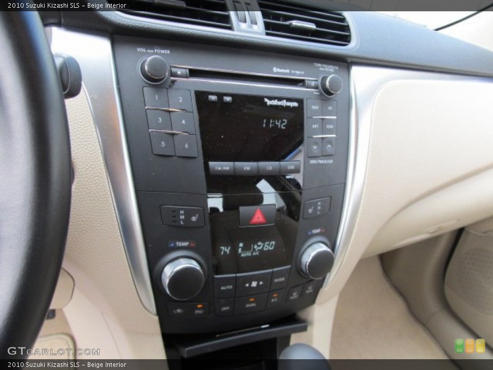 Beige Interior Controls for the 2010 Suzuki Kizashi SLS #53793487