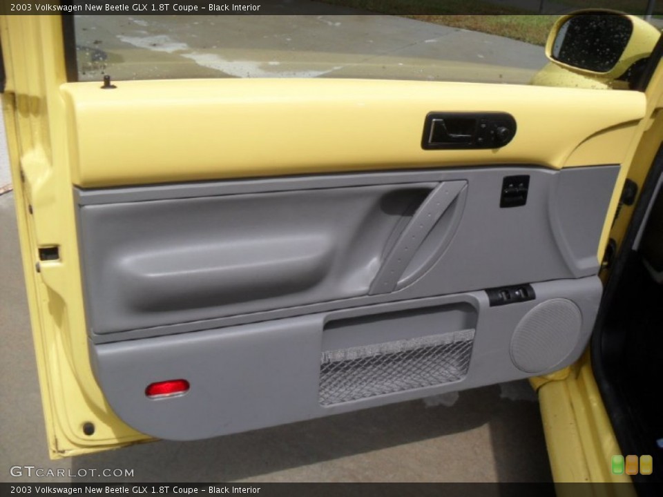 Black Interior Door Panel for the 2003 Volkswagen New Beetle GLX 1.8T Coupe #53793607