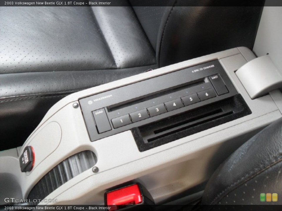 Black Interior Controls for the 2003 Volkswagen New Beetle GLX 1.8T Coupe #53793613