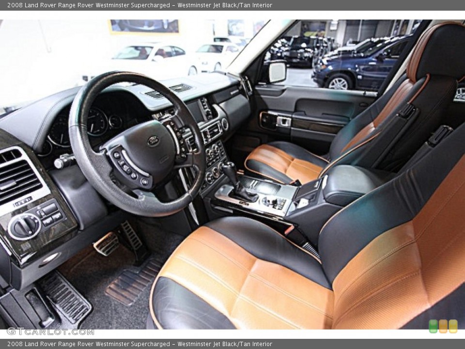 Westminster Jet Black/Tan Interior Photo for the 2008 Land Rover Range Rover Westminster Supercharged #53793616