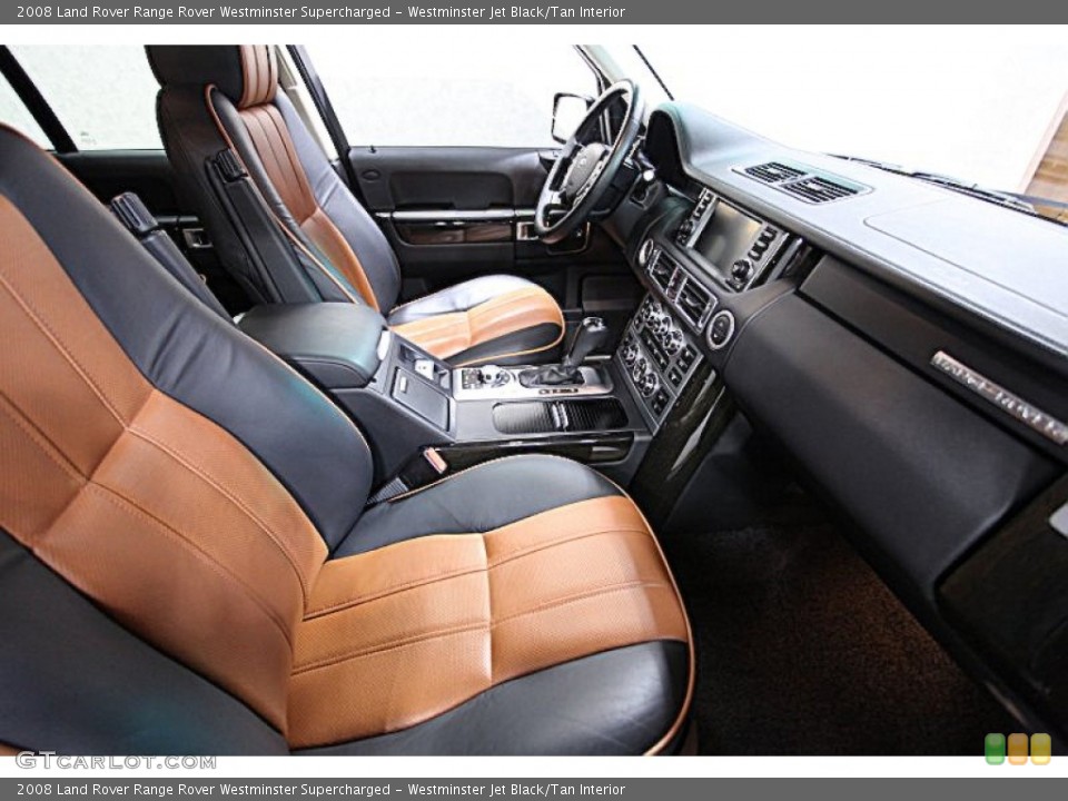 Westminster Jet Black/Tan Interior Photo for the 2008 Land Rover Range Rover Westminster Supercharged #53793649