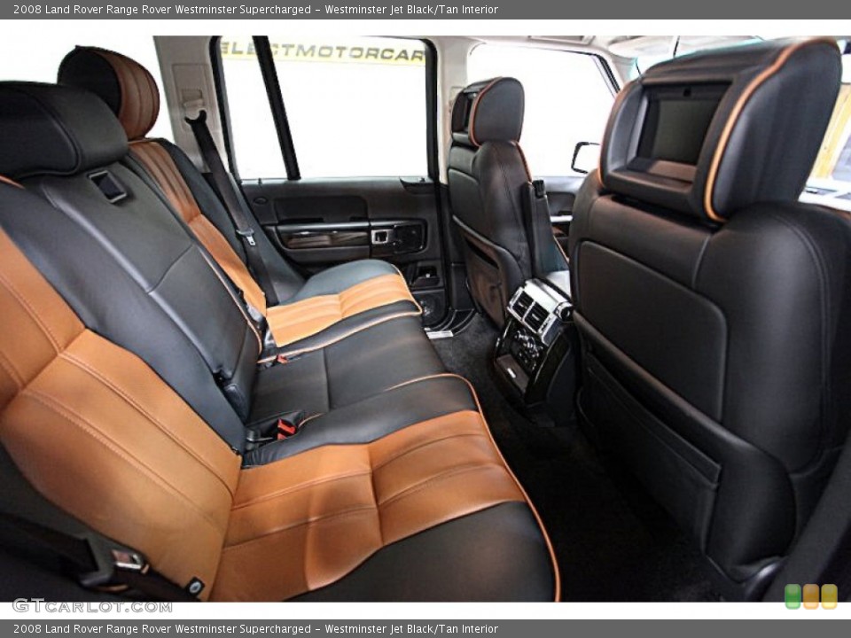 Westminster Jet Black/Tan Interior Photo for the 2008 Land Rover Range Rover Westminster Supercharged #53793658