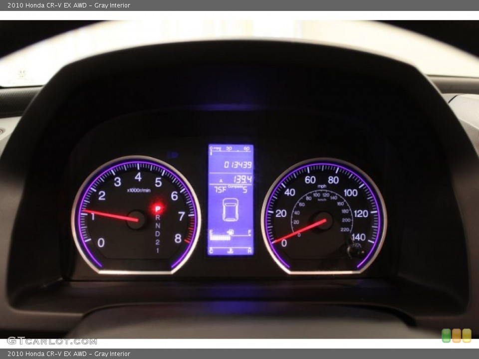 Gray Interior Gauges for the 2010 Honda CR-V EX AWD #53793925